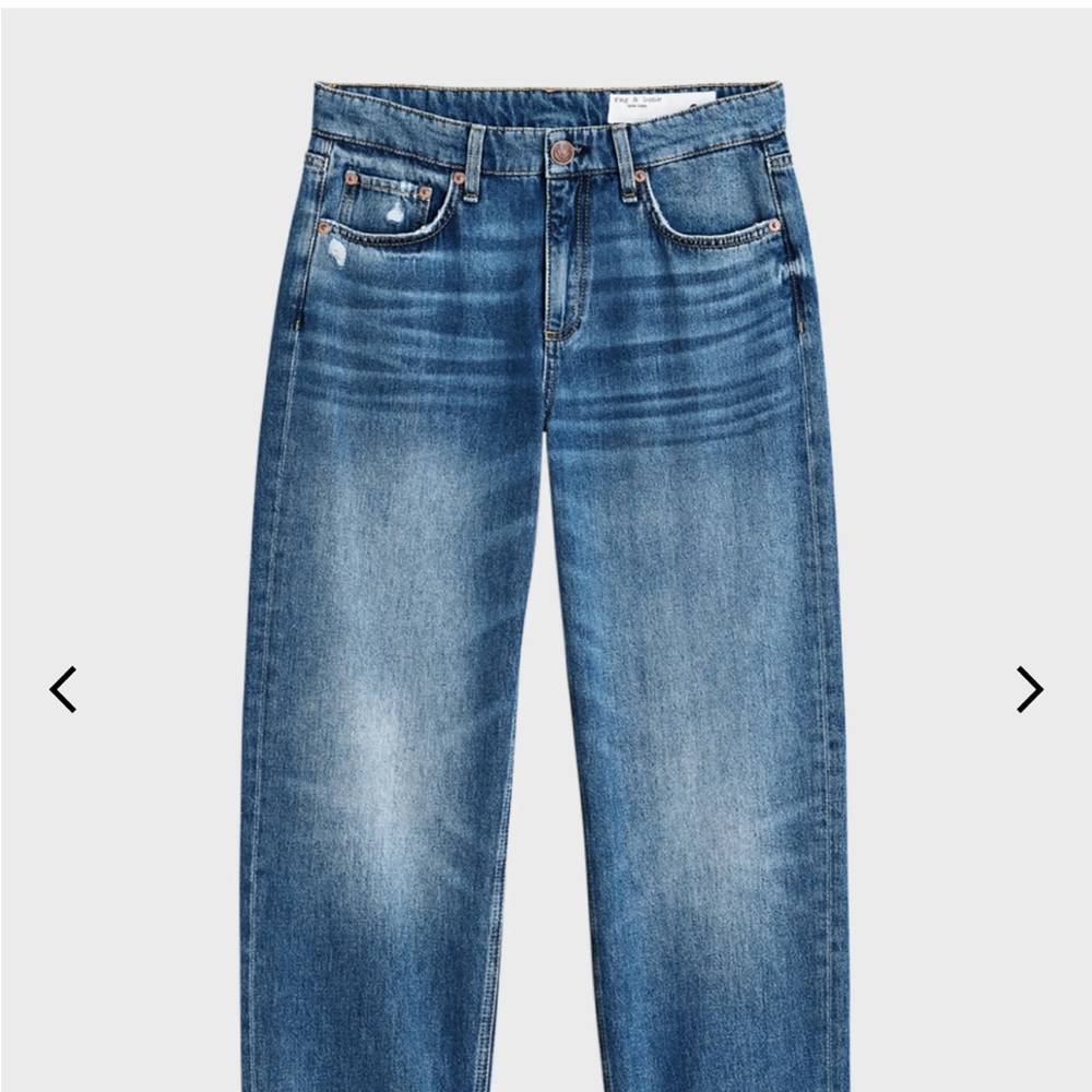RAG AND BONE DRE LOW RISE SLIM BOYFRIEND JEANS